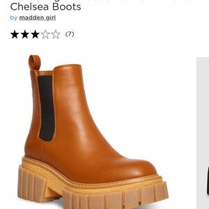 NEW!!! Without box 📦 MADDEN GIRL pheobe women platform Chelsea boots size 10 🔥
